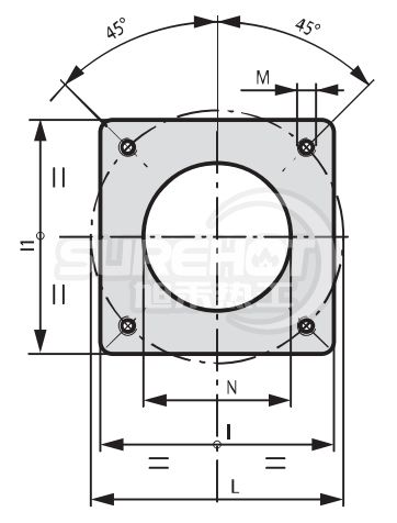 百得TBG60燃燒器法蘭圖